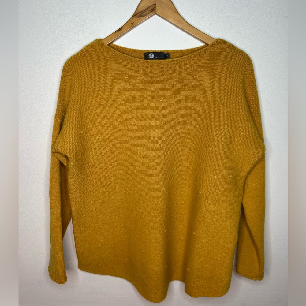 Cozy Mustard Crew Neck Sweater